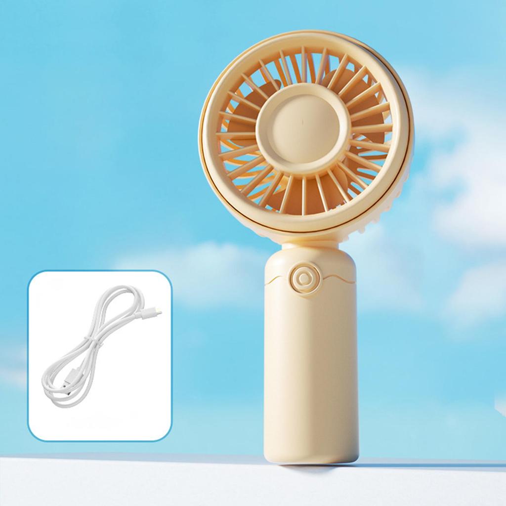 NEW Portable Fan 3 Speed Adjustable Quiet USB Rechargeable Personal Hand Held Fan For Indoor Outdoor Home Office School Travel