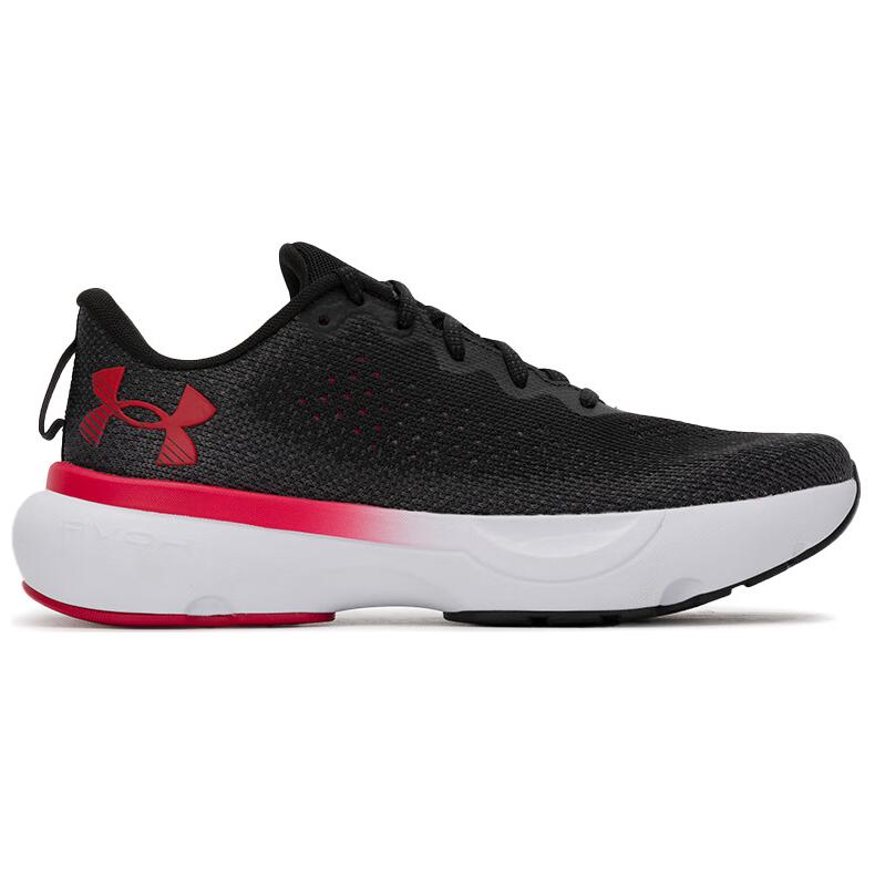 Under Armour HOVR Infinite Castlerock Red Men Sneakers Black 3027523-004