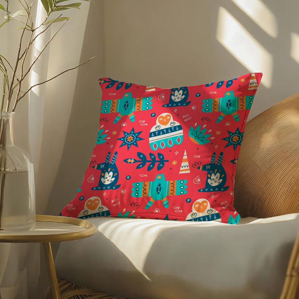Moroccanstyle Pillow Case Pillowcase, Double-Sided Printed, Sofa Cushion, Bedroom Headboard