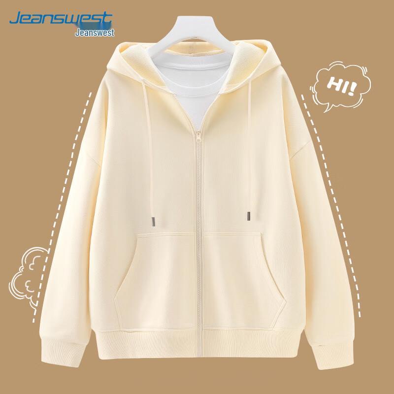 Jeanswest Women s Hooded Full-Zip Fleece Sweatshirt 2XL