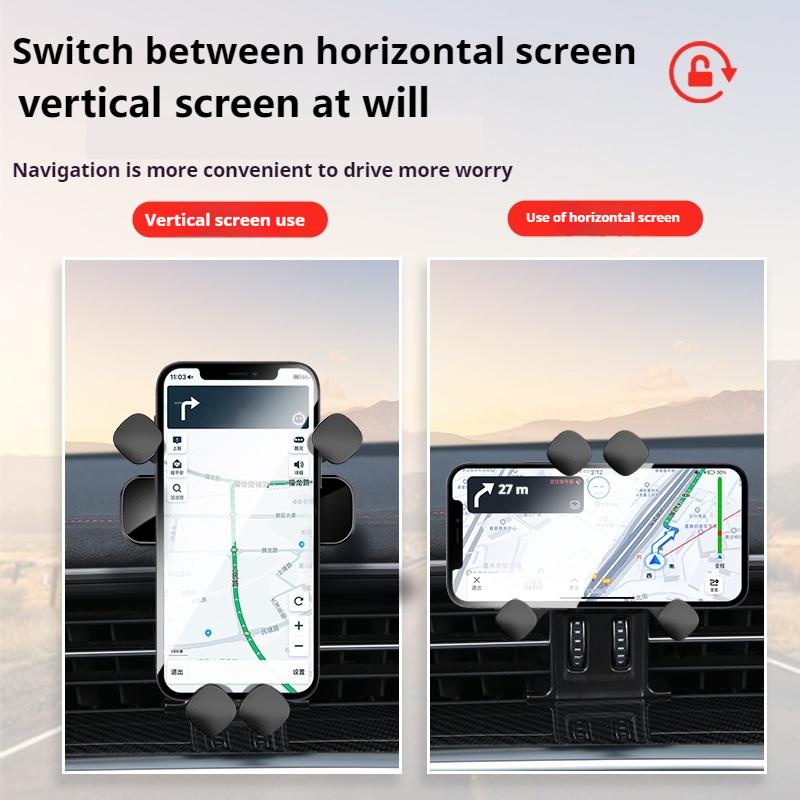 Car Phone Holder For Volkswagen Golf MK7 7 2014-2020 Gravity Stand Mount Support Base Horizontal GPS Mobile Bracket Accessories
