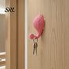 Cute Home Decor Hooks Animal Wall Hook, Flamingos/Giraffes/Swans/Elephants Shape Hanger, Self Adhesive Resin Decorative Hook for Coats Hats Towels And