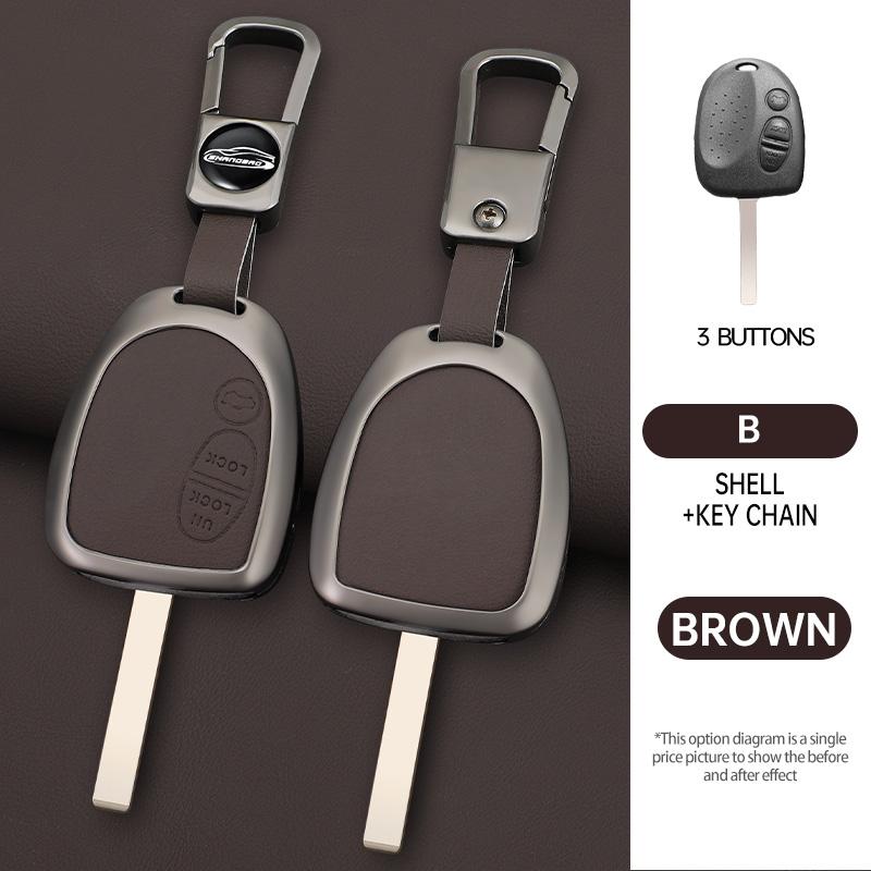 Car Zinc Alloy Leather Key Cases Holder Cover Chain For Holden Vs Vt Vx Vy Vz Wh Wk Commodore Chevrolet Uncut Blade Accessories