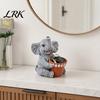 Small Planter Cute Elephant Planter, Animal Flower Pot, Weatherproof Indoor Outdoor Thickened Cactus Air Plant Holder for Home Office Desktop