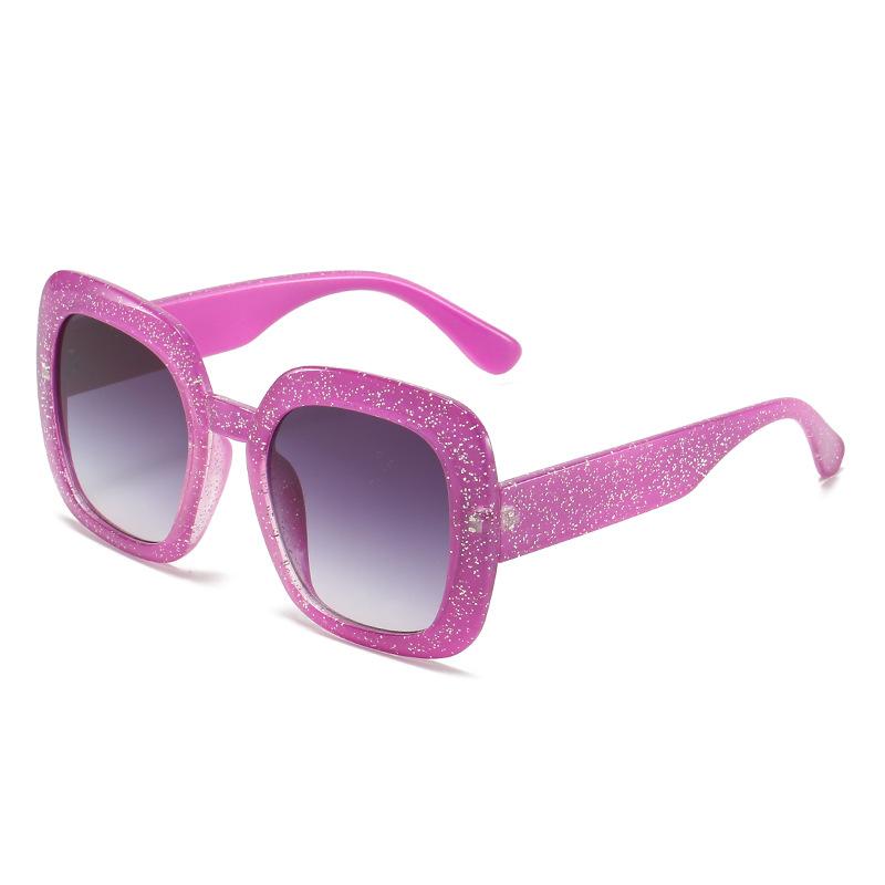 Large Square Sunglasses, Personalized Trendy Square Glasses, Glitter Sunglasses For Women