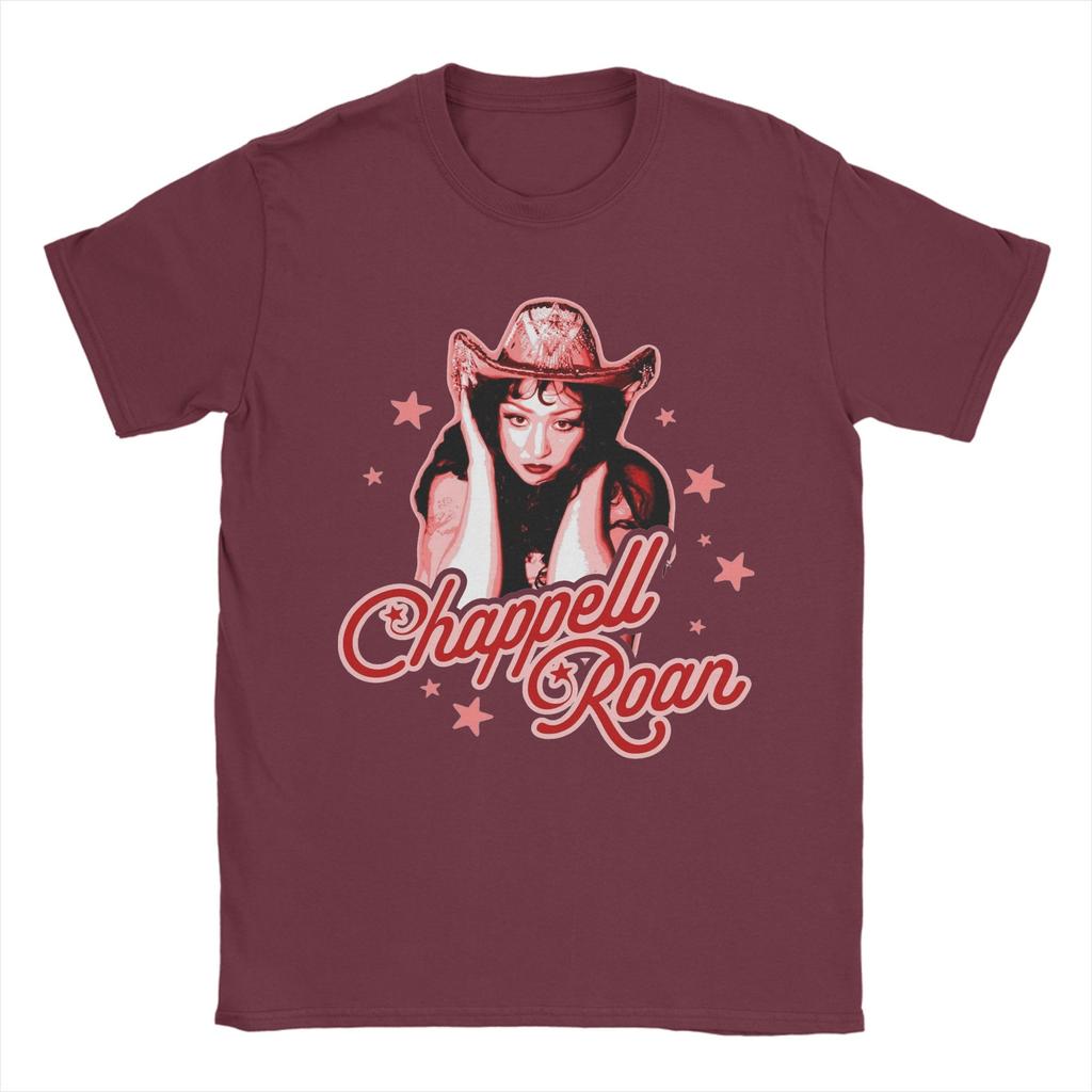 Awesome Cowboy Girl Chappell Roan TShirt for Unisex Round Neck 100 Cotton T Shirt Short Sleeve Tee Shirt Graphic Clothes