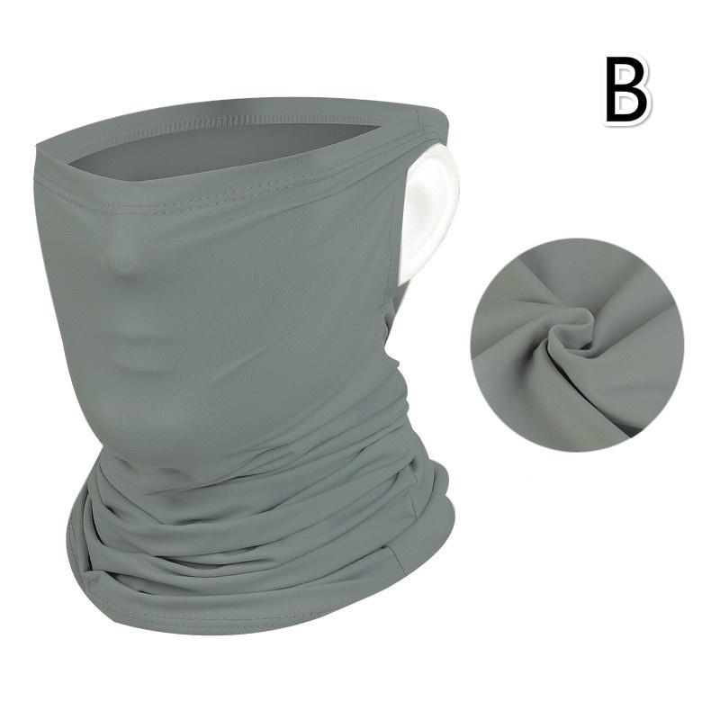 7colors 1Pcs Outdoor Riding Mask Headbands Sunscreen Ice Silk Head Scarf Street Cycling Face Mask Summer