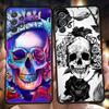 Fashion Skull Silicone Case For Samsung Galaxy A32 A52 A14 A13 A22 A72 A51 A71 A41 A11 A31 A21S 5G Luxury Phone Cover Shell Bag