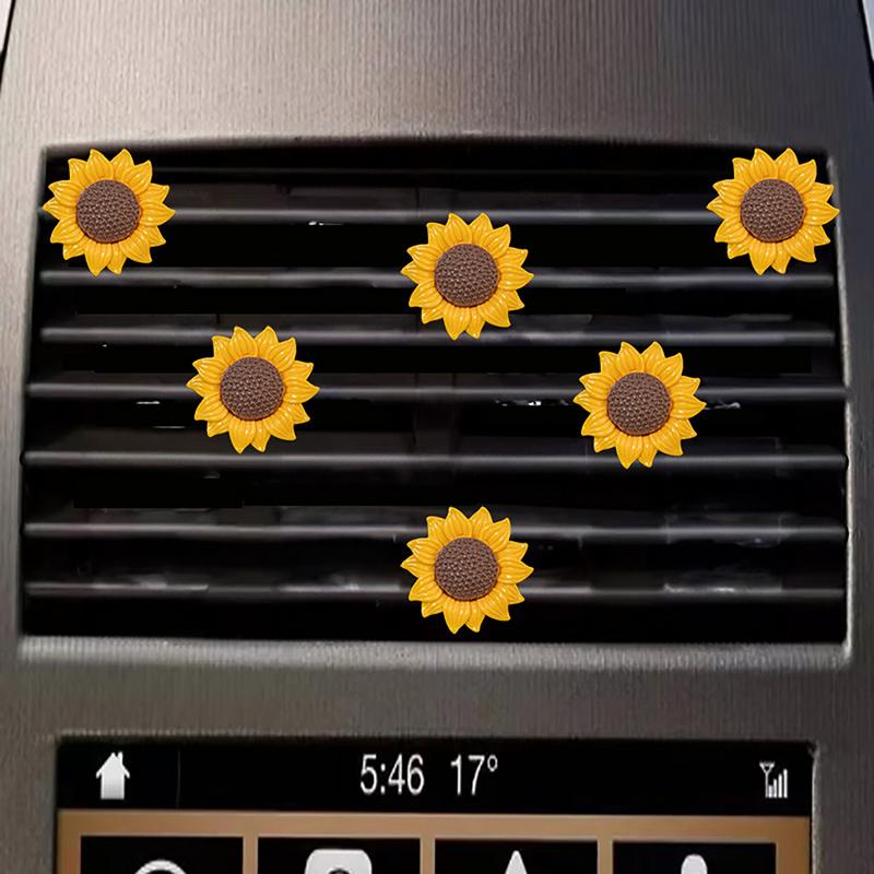 Car Outlet Vent Perfume Clips Vehicle Air Freshener Conditioning Sunflower Car Interior Vent Decoration Accessories