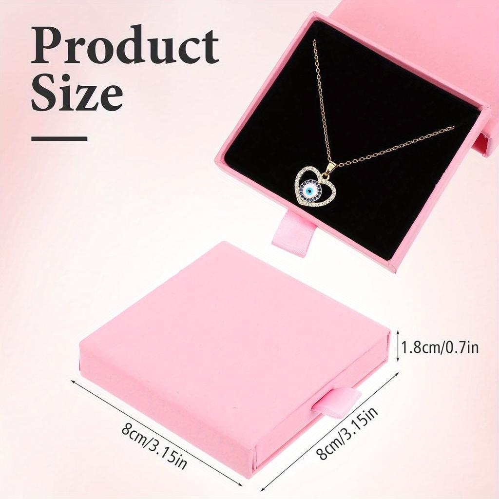 1Pc Jewelry Gift Boxes Suitable for Valentine'S Day, Perfect for Packaging Bracelets, Earrings, Necklaces, Rings Jewelry Boxes