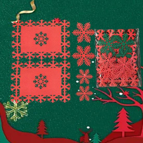 12 Stück Filz-Platzset Weihnachts-Themen Tischdeko Hitzebeständige Untersetzer Feiertags-Essmatten für Partys Restaurants Zuhause