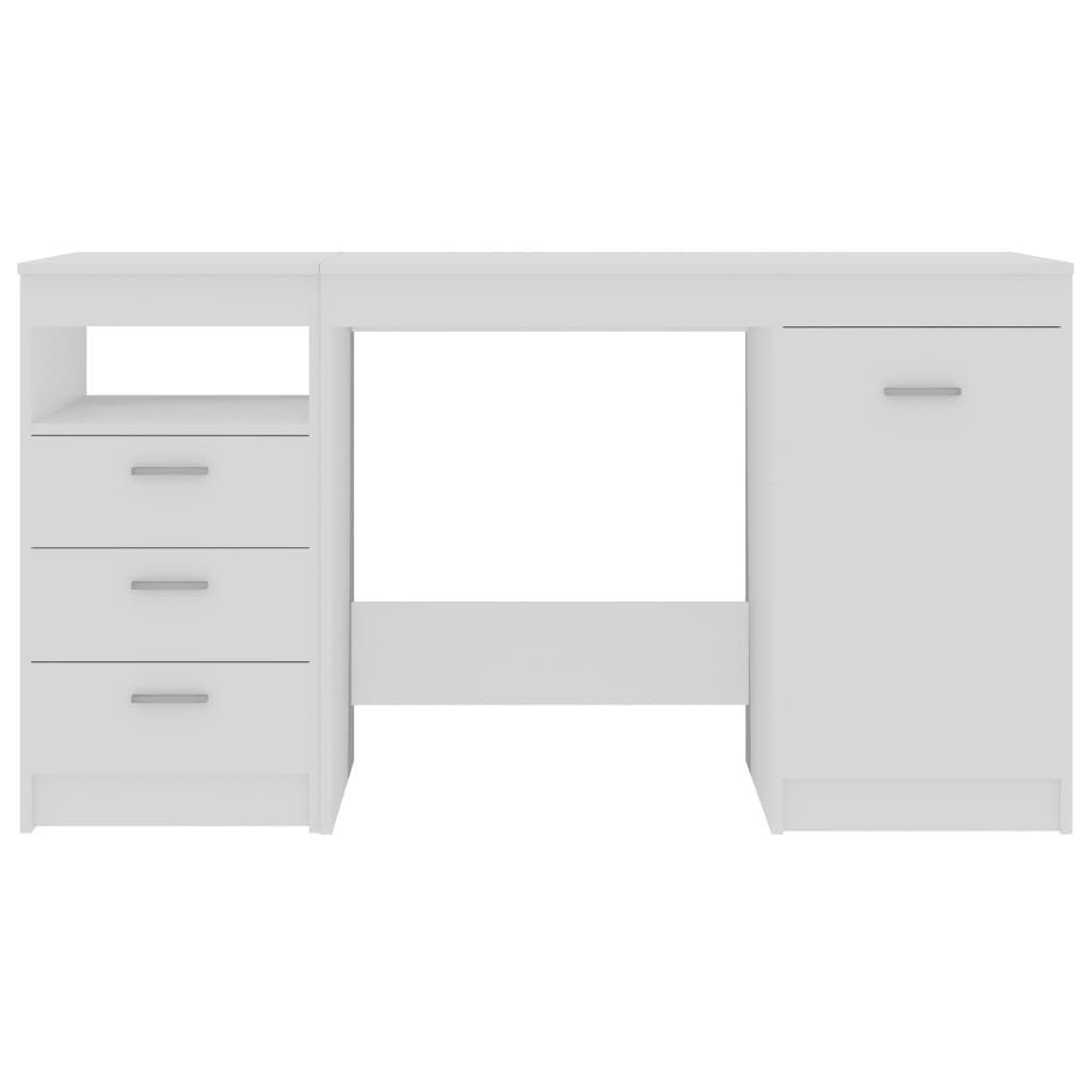 White Desk 140 x 50 x 76 cm Particleboard