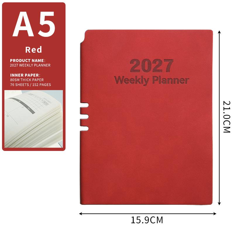 2027 Weekly English Planner: 365-Day Cross-Border Edition