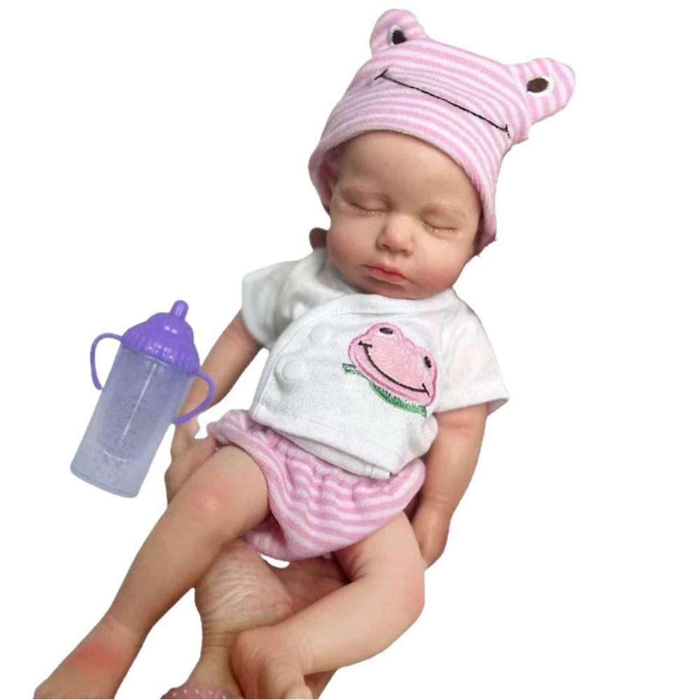 13" 33Cm Full Body Silicone Baby Doll Lifelike Mini Reborn Doll Surprice Children Anti-Stress My Melody