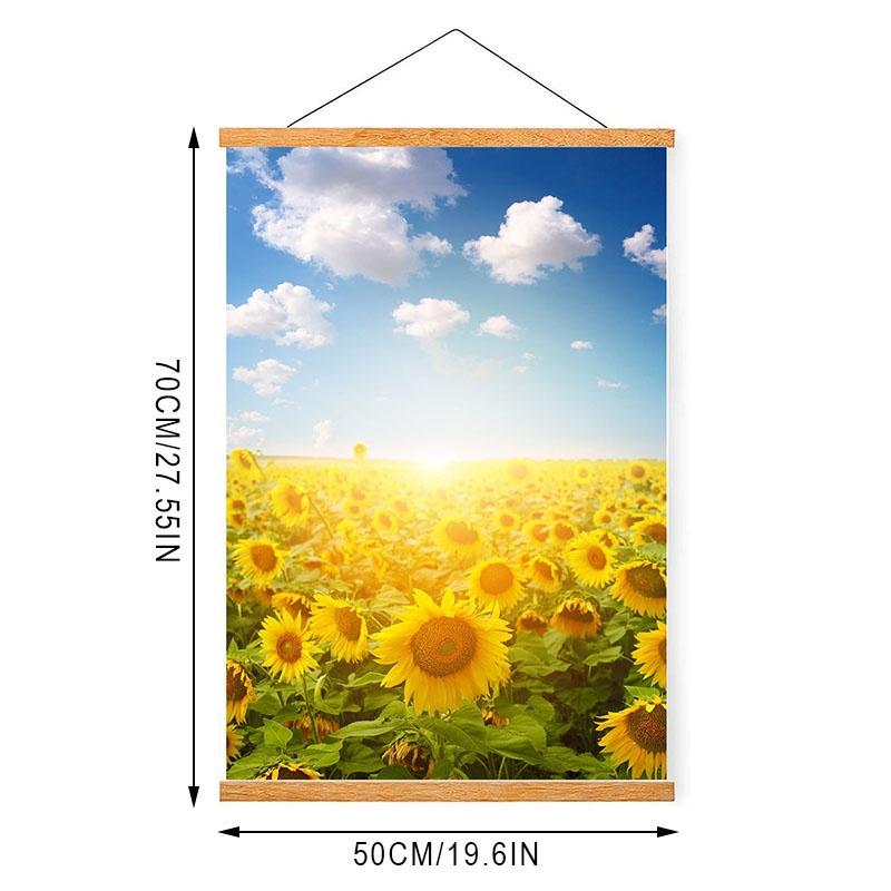 41 cm/51 cm girasole magnetico poster appendiabiti cornice naturale cornice appendiabiti cornice per foto cornice per arte della parete cornice artigianale