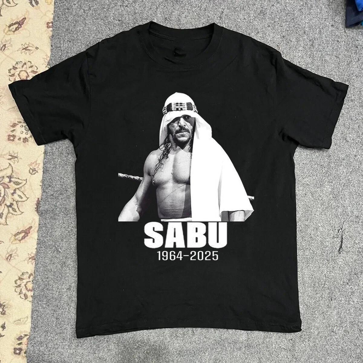

Legend Sabu Retro 1964 -2025 Black All Size Gift For Fan T-Shirt M