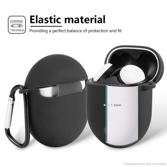 Shockproof Wireless Bluetooth-compatible Earphones Protective Case for Google Pixel Buds 2