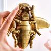 Golden Bee Wall Sculpture Art Decor Resin Insect Handcrafted 3D Home Gallery Wall Unique Gift Living Room Bedroom Party Decor