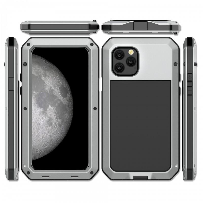 Heavy Duty Metal Armor Case IPhone 17 Pro 16 14 Shockproof Dustproof Full Coverage Rugged Protective Cover