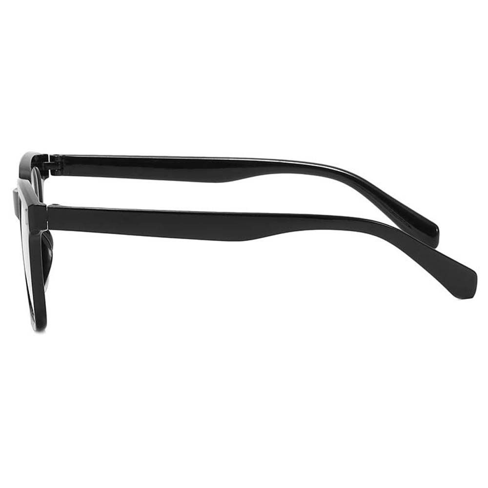 Print Transparent Black Frame Eyeglasses Korean Computer Eyewear Women Eyeglasses Fake Glasses