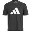 adidas T Shirts Men's Black Crew Neck Moderate Straight Fit H39747