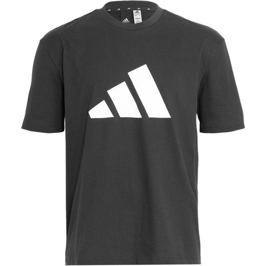 adidas T Shirts Men's Black Crew Neck Moderate Straight Fit H39747