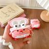 Cute piggy beaver for AirPods 1 generation protective case second generation 1 generation pro1 apple bluetooth headset case female