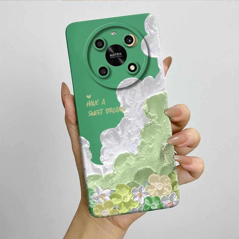 For Honor X9 4G 5G / Magic 4 Lite 4G 5G Phone Case ANY-NX1 LX1 LX2 LX3 Soft Silicone Sweet Painted Cover Cute Printed Casing