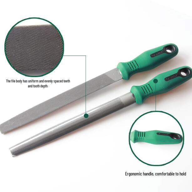 SATA Metalworking Coarse Tooth Half-Round Steel File 03931-34
