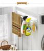 Magnetic No-Punch Clothes Drying Rack: Multifunctional Hanger for Balcony & Laundry.