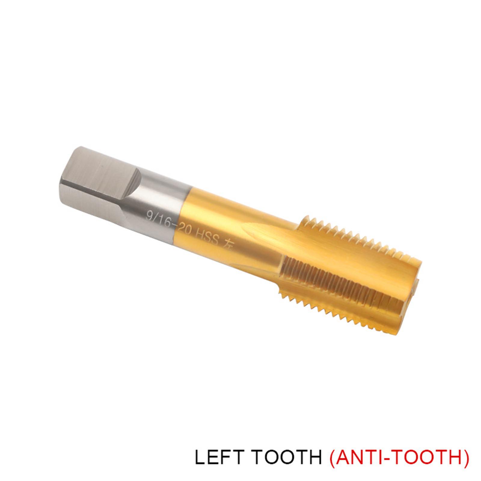 

9/16 -20 BS конический метчик из быстрорежущей стали left