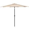 Springos® Parasol de jardin avec fonction d’inclinaison et système à manivelle 300 x 245 cm