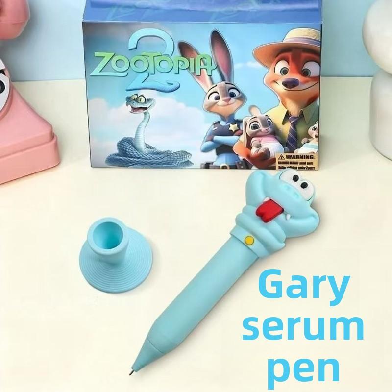 Nouveau Zootopia2 Judy Shap Serpent Stylo Sérum d'Écriture Périphérique Cadeaux de Noël Anniversaire Anime Créativité