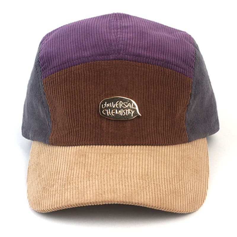 Universal Chemistry Corduroy Purple Brown Campcap Camp Cap