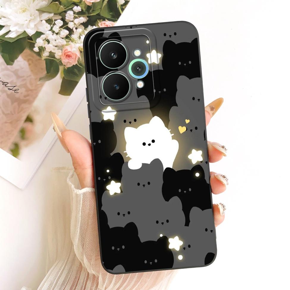 Cover For Realme 15 Pro Casing RMX5101 Silicone Luxury Fashion Flowers Kawaii Cute Painted Shockproof Phone Case