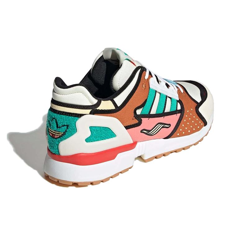 Zx 10000 The Simpsons x Zx 10000 Adidas Originals 'A-ZX Series - Krusty Burger' H05783