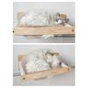 Stable Wood Wall Mounted Cats Perches for Active Cats Easyly Mount Secure Resting Bed Stability Support