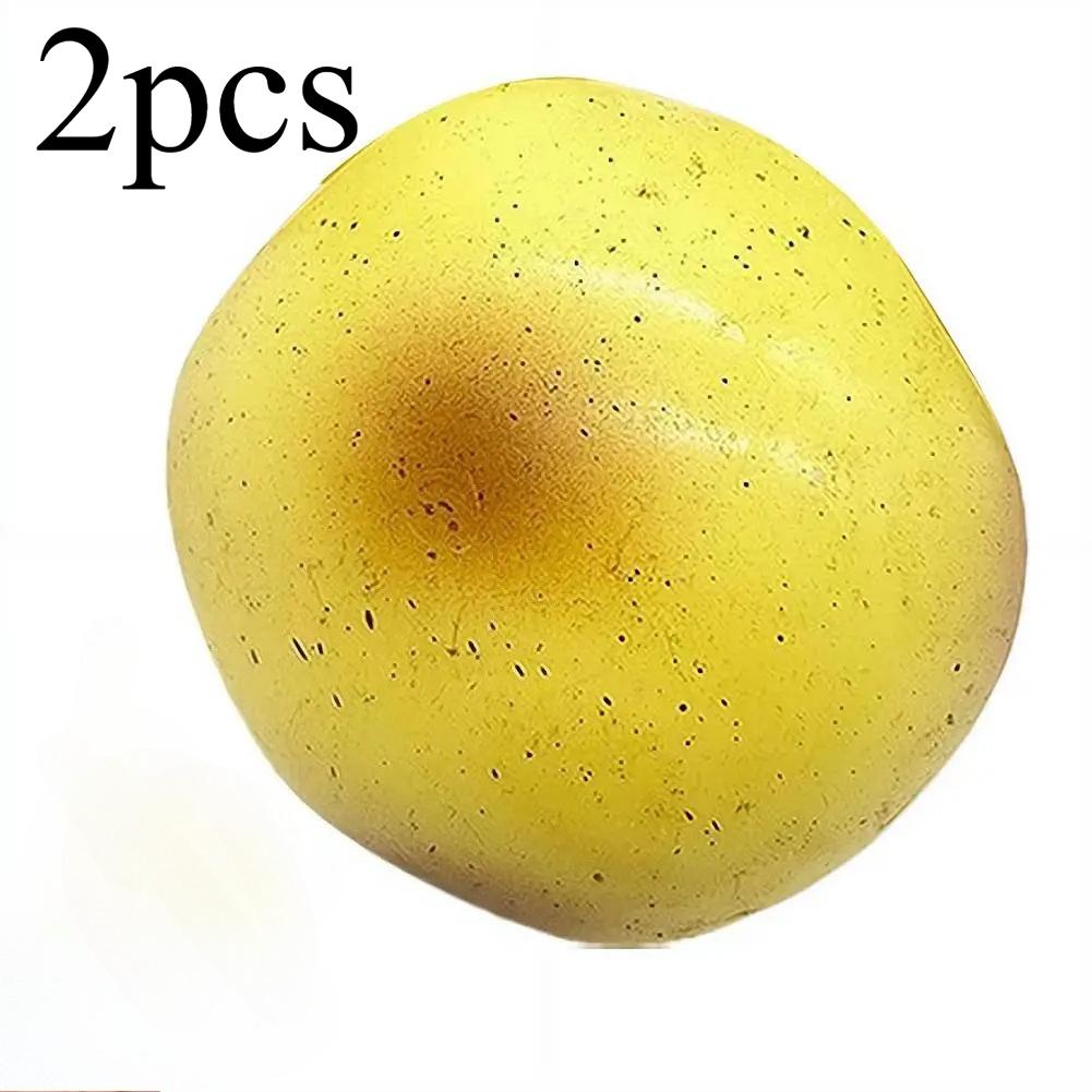 Aardappel Pudding Squishy Stressbal Realistisch Langzaam Rijzend Fidget Speelgoed Zacht Rekbaar Knijpspeelgoed voor Angstverlichting/ADHD/Volwassenen S