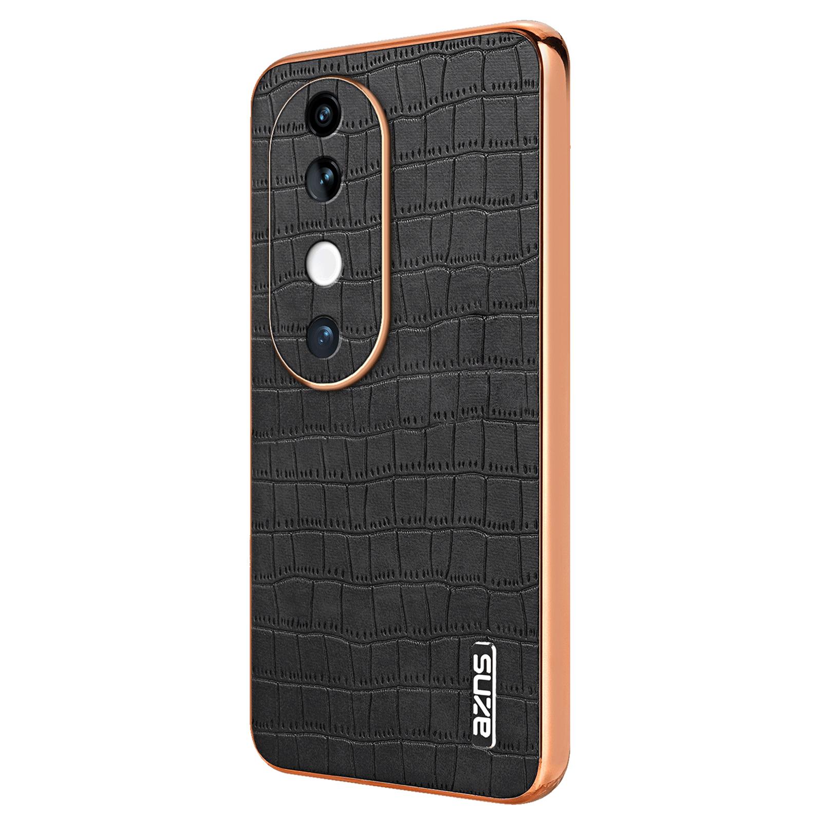 AZNS For vivo S19 5G Case PU Leather Classic Crocodile Pattern Phone Cover A