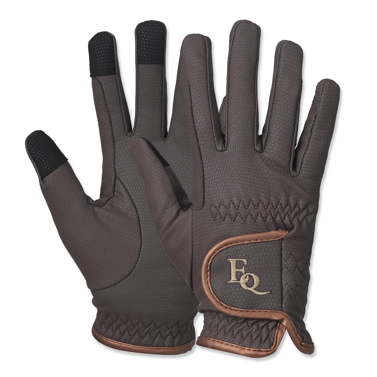 EQULIBERTA New Thinsulate Cold Protection Synthetic Leather Gloves Brown XS X-Small