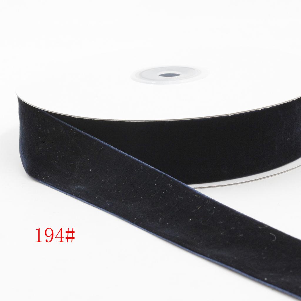Small Size Packaging Multi-Colored Velvet Ribbon, Hair Accessories Diy Bow Decorative Flocking Webbing