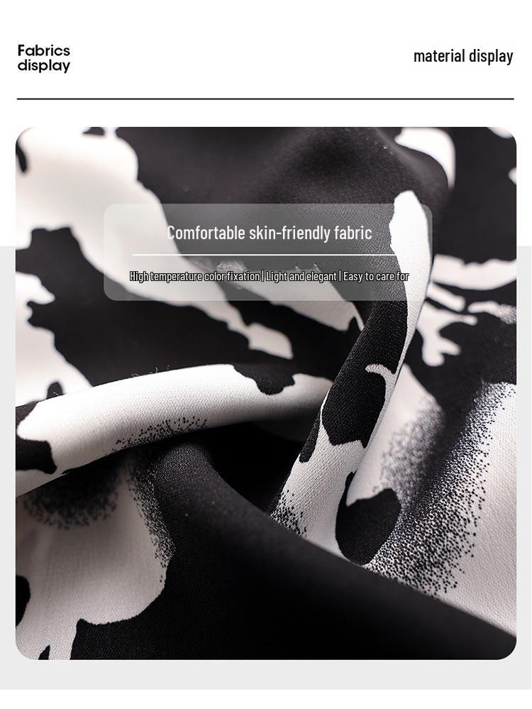 Vestido Floral de Verano Talla Grande - Manga Corta, Cintura Definida, Estilo Delgado