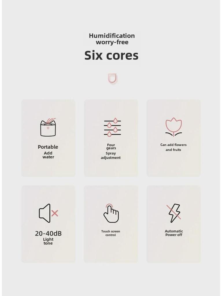 4L Großraum-LED-Luftbefeuchter mit intelligenter Feuchtigkeitsregelung und Aromatherapie