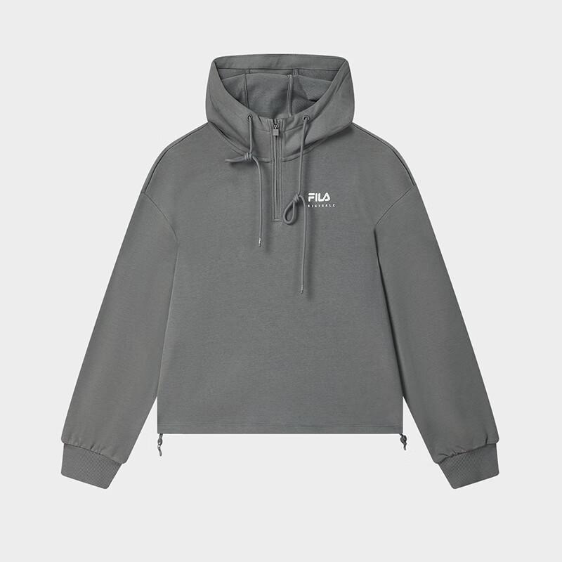 FILA Women s Hooded Knit Sweatshirt L