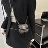 Chic Plaid Vintage Wool Shoulder Bag 2023 New Fashionable Mini Crossbody