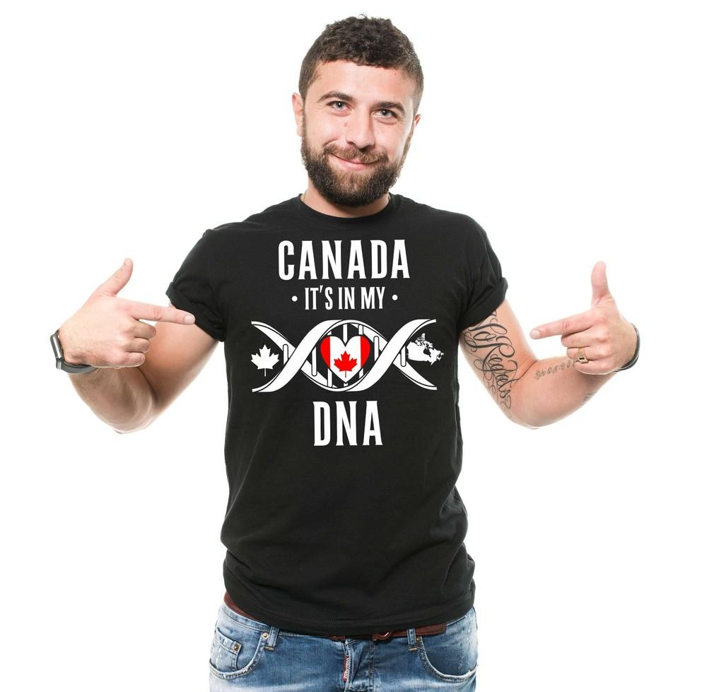 Canada Flag Shirt Canada Patriotic Gifts Canadian Dna Shirt It s In My DNA Shirt Unisex T-Shirt M