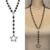 Star Flower Pendant Necklace Sweet Cool Clavicle Chain Necklace Fashion Jewelry
