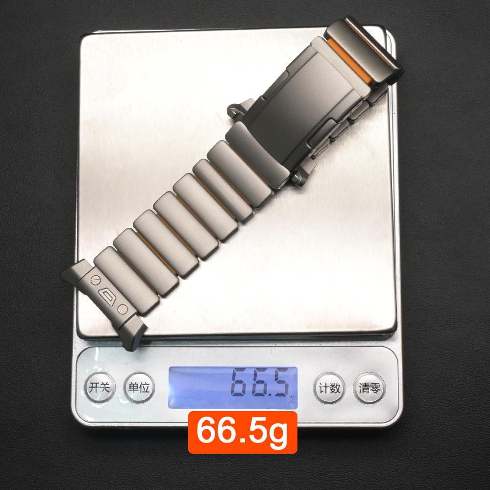 Titanium Rubber Strap for Samsung Galaxy Watch Ultra 2025 Wristband Luxury Metal Band for Galaxy Ultra Watch 47mm 2024 Replaced