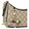 Gucci GG Emblem Double G All Over Print Design GG Coated Fabric Shoulder Bag Small Women Shoulder Bag Beige Dark-Brown 847447-FAD6L-9741