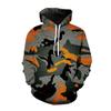 Felpa Mimetica Camo Stampa 3D Uomo Donna Streetwear Felpe Pullover Oversize Felpe con Cappuccio Uomo Top Abbigliamento